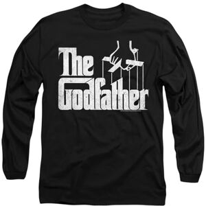 The Godfather Godfather Logo Mens Long Sleeve T Shirt, Black, XX-Large The Godfather Godfather Logo Mens Long Sleeve T Shirt, Black, XX-Large