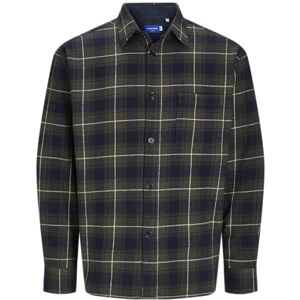 JACK & JONES Men's Jorfrederiksberg Flannel Shirt LS Sn Casual, Sky Captain, L JACK & JONES Men's Jorfrederiksberg Flannel Shirt LS Sn Casual, Sky Captain, L