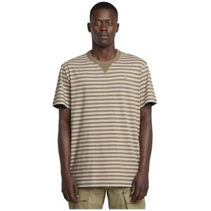 G-STAR Men's Nifous Stripe T-Shirt, Multicolour (ensis green/dk brick stripe D25961-C339-H227), L G-STAR Men's Nifous Stripe T-Shirt, Multicolour (ensis green/dk brick stripe D25961-C339-H227), L