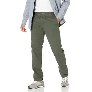 Amazon Essentials Men's Slim-Fit Wrinkle-Resistant Flat-Front Chino Trouser, Dark Olive, 32W / 29L Amazon Essentials Men's Slim-Fit Wrinkle-Resistant Flat-Front Chino Trouser, Dark Olive, 32W / 29L