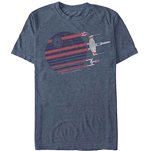 Star Wars Men's Rebel Flyby T-Shirt, Navy HTR, XXXL Star Wars Men's Rebel Flyby T-Shirt, Navy HTR, XXXL