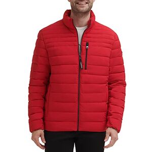 Calvin Klein Lightweight Puffer Water-Resistant Down Men’s Jacket, Deep Red, XL Calvin Klein Lightweight Puffer Water-Resistant Down Men’s Jacket, Deep Red, XL