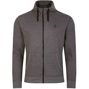 Dare 2b Mens Recharging Full Zip Sweat Hoodie in Soft Cotton Jersey Mix Fabric Perfect for Outdoors, Walking, Lounging and Comfort Charcoal Grey Marl Dare 2b Mens Recharging Full Zip Sweat Hoodie in Soft Cotton Jersey Mix Fabric Perfect for Outdoors, Walking, Lounging and Comfort Charcoal Grey Marl