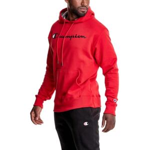 Champion Men's Graphic Powerblend Fleece Hood Sweatshirt, Team Red Scarlet, M Champion Men's Graphic Powerblend Fleece Hood Sweatshirt, Team Red Scarlet, M