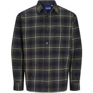 JACK & JONES Men's Jorfrederiksberg Flannel Shirt LS Sn Casual, Sky Captain, M JACK & JONES Men's Jorfrederiksberg Flannel Shirt LS Sn Casual, Sky Captain, M