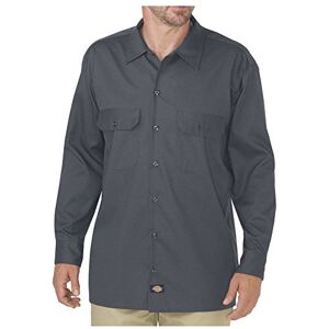 Dickies Men's Long Sleeve Flex Twill Work Shirt Big, Charcoal V1, 3XL Dickies Men's Long Sleeve Flex Twill Work Shirt Big, Charcoal V1, 3XL