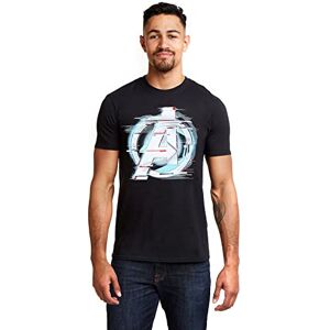 Marvel Press Marvel Men's Endgame Quantum Logo T Shirt, Black (Black Blk), XXL UK Marvel Press Marvel Men's Endgame Quantum Logo T Shirt, Black (Black Blk), XXL UK