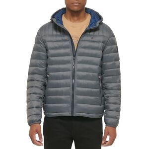 Tommy Hilfiger Men's Water Resistant Ultra Loft Filled Hooded Puffer Jacket Down Alternative Coat, Charcoal, M Tommy Hilfiger Men's Water Resistant Ultra Loft Filled Hooded Puffer Jacket Down Alternative Coat, Charcoal, M