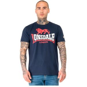 Lonsdale Men's Lion Two Tone T-Shirt, Navy/Red/White, M Lonsdale Men's Lion Two Tone T-Shirt, Navy/Red/White, M