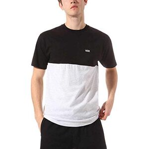 Vans Men's Colorblock TEE Regular Fit Round Collar Short Sleeve T Shirt, Multicolour (ASH Heather-Black RP5), Small (Manufacturer Size:S) Vans Men's Colorblock TEE Regular Fit Round Collar Short Sleeve T Shirt, Multicolour (ASH Heather-Black RP5), Small (Manufacturer Size:S)
