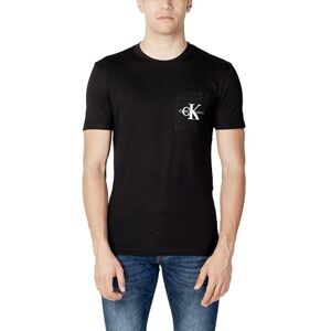 Calvin Klein Jeans Men's Core Monologo Pocket Slim Tee J30j320936 S/S T-Shirts, Black (Ck Black), L Calvin Klein Jeans Men's Core Monologo Pocket Slim Tee J30j320936 S/S T-Shirts, Black (Ck Black), L
