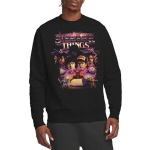 Stranger Things Group Thunder Metal Band Unisex Sweatshirt, Black, X-Large Stranger Things Group Thunder Metal Band Unisex Sweatshirt, Black, X-Large