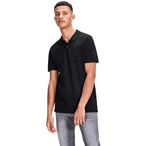 JACK & JONES Men's Jjebasic Noos Polo Shirt, Black (Black Detail: Slim Fit), XS UK JACK & JONES Men's Jjebasic Noos Polo Shirt, Black (Black Detail: Slim Fit), XS UK