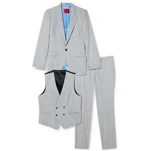 Hugo Boss Men's Arti/Hesten242V1X Suit, Light/Pastel Grey55, 90 Hugo Boss Men's Arti/Hesten242V1X Suit, Light/Pastel Grey55, 90