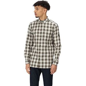 Regatta Men's Lance Shirt, Dark Khaki Check, S Regatta Men's Lance Shirt, Dark Khaki Check, S