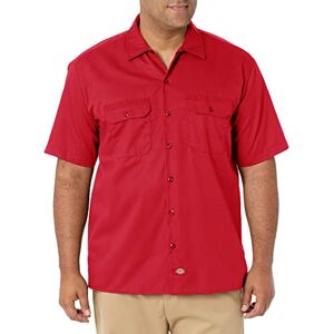 Dickies Men's Work Regular Fit Short Sleeve Casual Shirt, Red (English Red), X-Large Dickies Men's Work Regular Fit Short Sleeve Casual Shirt, Red (English Red), X-Large