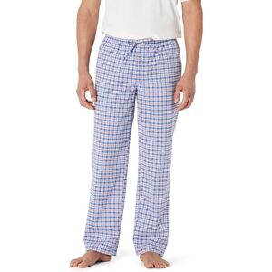 Amazon Essentials Men's Cotton Stretch Poplin Pyjama Trousers, Cornflower Blue Check, S Amazon Essentials Men's Cotton Stretch Poplin Pyjama Trousers, Cornflower Blue Check, S