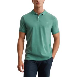 Marc O'Polo Marc OߴPolo Men's Shaped Fit Short Sleeve Polo Shirt with Button Placket, Green (Eucalyptus), L Marc O'Polo Marc OߴPolo Men's Shaped Fit Short Sleeve Polo Shirt with Button Placket, Green (Eucalyptus), L