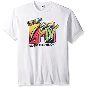 MTV Men's Springbreak 94 Logo T-Shirt, White, Large MTV Men's Springbreak 94 Logo T-Shirt, White, Large