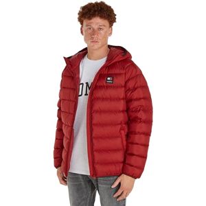 Tommy Hilfiger Tommy Jeans Men Tjm Hooded Lt Down Jacket Ext Down Jackets, XL, Red Tommy Hilfiger Tommy Jeans Men Tjm Hooded Lt Down Jacket Ext Down Jackets, XL, Red