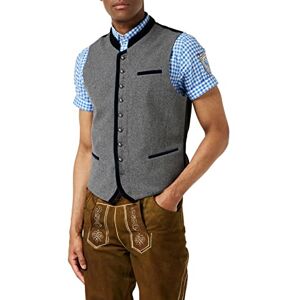 Stockerpoint Men's Alonso Traditional Waistcoat, Grey Midnight Blue, 44 Stockerpoint Men's Alonso Traditional Waistcoat, Grey Midnight Blue, 44