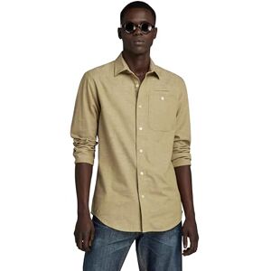 G-STAR Men's Bristum 2.0 Slim Shirt , Beige (tree house D23553-D187-C941), M G-STAR Men's Bristum 2.0 Slim Shirt , Beige (tree house D23553-D187-C941), M