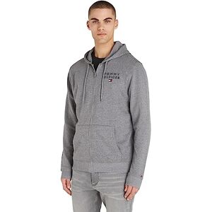 Tommy Hilfiger Men’s Zipped Hoodie, Grey (Medium Grey Heather), XXL Tommy Hilfiger Men’s Zipped Hoodie, Grey (Medium Grey Heather), XXL