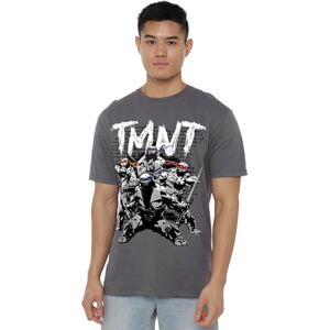 Mutant TMNT TMNT Team Unisex T Shirt, Charcoal, X-Large Mutant TMNT TMNT Team Unisex T Shirt, Charcoal, X-Large