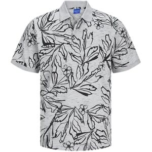 JACK & JONES Men's Jorlafayette AOP SS Polo Shirt, Cloud Dancer, L JACK & JONES Men's Jorlafayette AOP SS Polo Shirt, Cloud Dancer, L