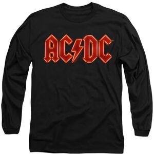 AC/DC Pwr Up Logo Mens Long Sleeve T Shirt, Black, XX-Large AC/DC Pwr Up Logo Mens Long Sleeve T Shirt, Black, XX-Large