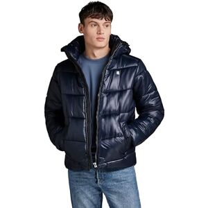 G-STAR Men's Padded Hooded Puffer, Blue (salute D24676-D418-C742), L G-STAR Men's Padded Hooded Puffer, Blue (salute D24676-D418-C742), L