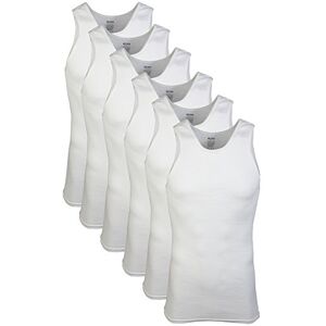 Gildan Men's A-shirt Tanks, Multipack, Style G1104 Underwear, White (6 Pack), XXL UK Gildan Men's A-shirt Tanks, Multipack, Style G1104 Underwear, White (6 Pack), XXL UK