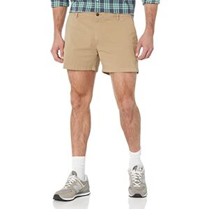 Amazon Essentials Men's Slim-Fit 5" (13cm) Flat-Front Comfort Stretch Chino Shorts, Khaki Brown, 31W Amazon Essentials Men's Slim-Fit 5" (13cm) Flat-Front Comfort Stretch Chino Shorts, Khaki Brown, 31W