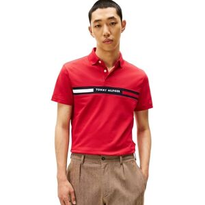Tommy Hilfiger Men’s Short Sleeve Chest Insert Regular Fit Polo Shirt, Multicolor (Medium Red), XL Tommy Hilfiger Men’s Short Sleeve Chest Insert Regular Fit Polo Shirt, Multicolor (Medium Red), XL