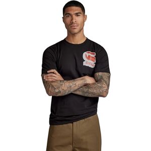 G-STAR Men's Shadow Graphic Slim T-Shirt, Black (dk black D23901-336-6484), M G-STAR Men's Shadow Graphic Slim T-Shirt, Black (dk black D23901-336-6484), M