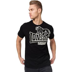 Lonsdale Men's Langsett Short Sleeve T-Shirt- Black (schwarz), Large (Manufacturer size: L) Lonsdale Men's Langsett Short Sleeve T-Shirt- Black (schwarz), Large (Manufacturer size: L)