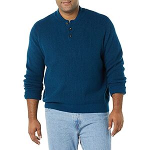 Amazon Essentials Men's Long-Sleeve Soft Touch Henley Jumper, Blue, M Amazon Essentials Men's Long-Sleeve Soft Touch Henley Jumper, Blue, M