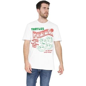 Mutant TMNT Turtles Pizza Unisex T Shirt, White, X-Large Mutant TMNT Turtles Pizza Unisex T Shirt, White, X-Large