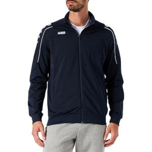 JAKO Men's Classico Polyester Jacket, Men, Classico, nightblue/Citro, X-Large JAKO Men's Classico Polyester Jacket, Men, Classico, nightblue/Citro, X-Large
