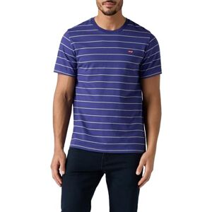 Levi's Men's Lse_ss Original Hm Tee T-Shirt, Taper Stripe Blue Ri, S Levi's Men's Lse_ss Original Hm Tee T-Shirt, Taper Stripe Blue Ri, S