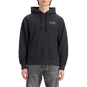 Levi's Men's Relaxed Graphic Sweatshirt Hoodie, Batwing Logo Hoodie Caviar, S Levi's Men's Relaxed Graphic Sweatshirt Hoodie, Batwing Logo Hoodie Caviar, S