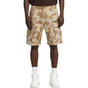 G-STAR Men's Rovic Zip Relaxed Shorts, Multicolour (dk Brick gd Glitch Beach camo D08566-D955-H174), 36 G-STAR Men's Rovic Zip Relaxed Shorts, Multicolour (dk Brick gd Glitch Beach camo D08566-D955-H174), 36