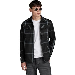 G-STAR Men's CPO Regular Shirt , Multicolour (dk black louis check D23583-D402-D416), M G-STAR Men's CPO Regular Shirt , Multicolour (dk black louis check D23583-D402-D416), M