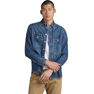 G-STAR Men's Nimes Regular Shirt , Blue (faded noosa blue D23009-D252-G310), XXL G-STAR Men's Nimes Regular Shirt , Blue (faded noosa blue D23009-D252-G310), XXL