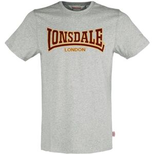Lonsdale Men's Slim Fit Classic T-Shirt Grey, Small Lonsdale Men's Slim Fit Classic T-Shirt Grey, Small