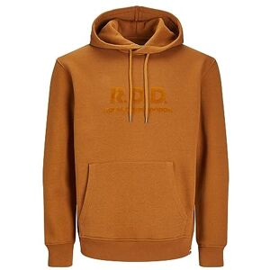 JACK & JONES Men's Rddaiden Hood Sweat L/S Sn Sweatshirt, Caramel Café, XL JACK & JONES Men's Rddaiden Hood Sweat L/S Sn Sweatshirt, Caramel Café, XL