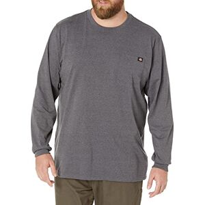 Dickies Men's Long Sleeve Heavyweight Crew Neck Work Utility T-Shirt, Charcoal Gray Heather, Large Dickies Men's Long Sleeve Heavyweight Crew Neck Work Utility T-Shirt, Charcoal Gray Heather, Large