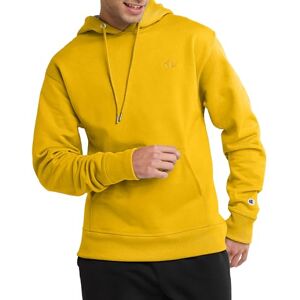 Champion Men's, Powerblend, Fleece Comfortable Hoodie, Sweatshirt (Reg. Or Big & Tall), Team Gold C Logo, XXL Champion Men's, Powerblend, Fleece Comfortable Hoodie, Sweatshirt (Reg. Or Big & Tall), Team Gold C Logo, XXL