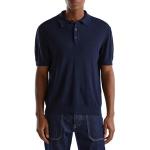 United Colors of Benetton Men's Polo Shirt M/M 105gu300z, Night Blue 016, XS United Colors of Benetton Men's Polo Shirt M/M 105gu300z, Night Blue 016, XS