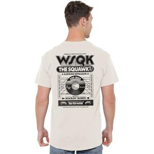 Stranger Things Hawkins Hitmakers Front Back Unisex T Shirt, Natural, X-Large Stranger Things Hawkins Hitmakers Front Back Unisex T Shirt, Natural, X-Large